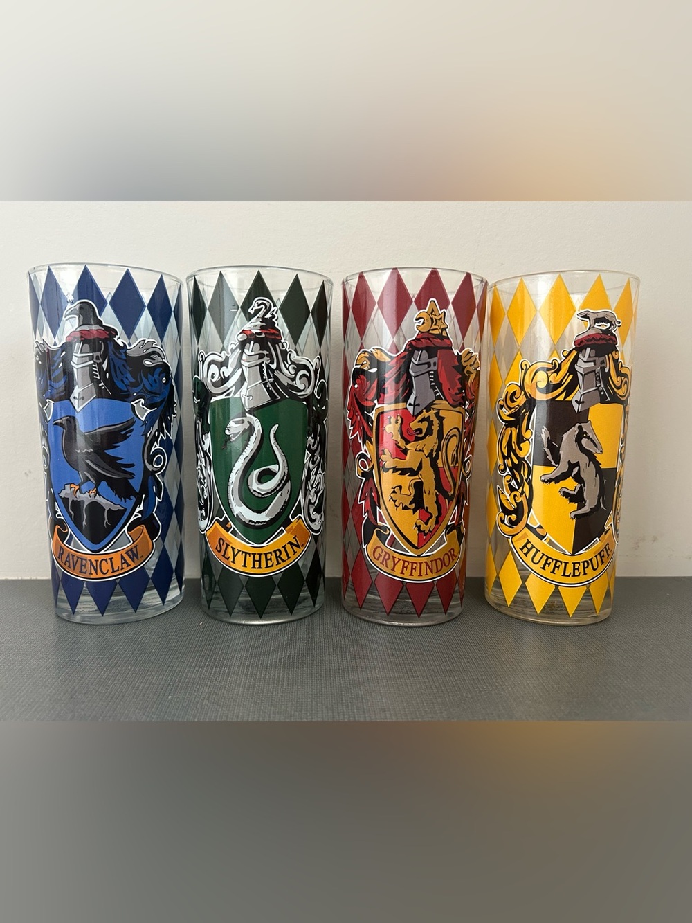 Harry Potter House Crest Glassware Set